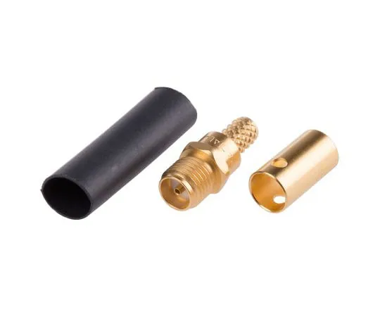 63-7474-35　Radiall Straight 50Ω Cable Mount SMA Connector, Crimp Termination RG142, RG223, RG400　R125238000