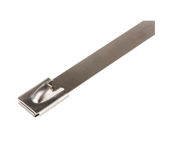 63-7381-87　RS PRO Metallic 316 Stainless Steel Roller Ball Cable Tie, 200mm x 7.9 mm　159-5313