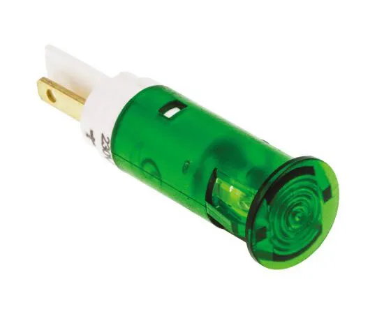 63-7511-38　Signal Construct Green Indicator, Tab Termination, 230 V, 10mm Mounting Hole Size　SKGU10728