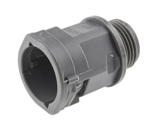 63-7548-25　PMA Straight Cable Conduit Fitting, PA 6 Grey 20mm nominal size IP66 M20　SLND-M207