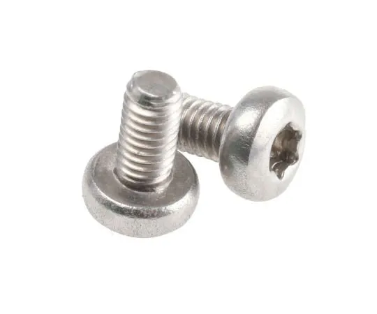 63-7456-38　Plain Pan Stainless Steel Tamper Proof Security Screw, M3 x 6mm　262-5847