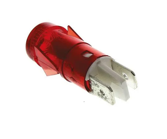 63-7440-36　Arcolectric Red neon Indicator, Tab Termination, 230 V ac, 12.7mm Mounting Hole Size　C287000NAD
