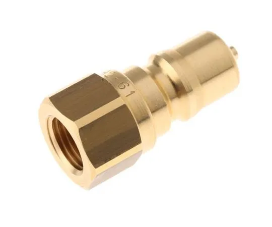 63-7456-65　Parker Brass Female Hydraulic Quick Connect Coupling BH2-61-BSPP 1/4 in　BH2-61-BSPP