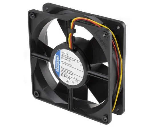 63-7478-39　ebm-papst 4300 Series Axial Fan, 119 x 119 x 32mm, 170m³/h, 5W, 24 V dc　4314/2