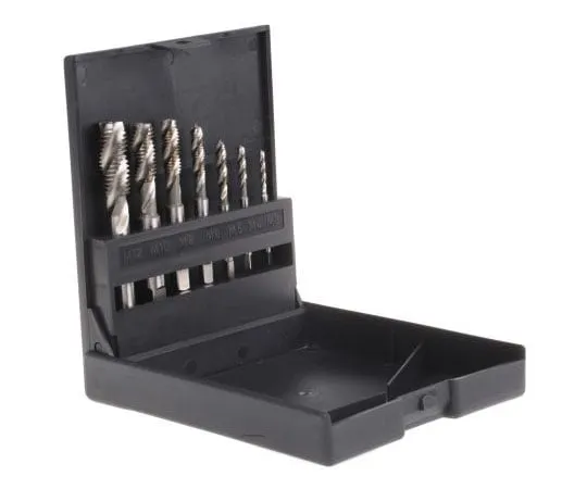 63-7497-61　RS PRO 7 Piece M12 HSS Spiral Flute Tap Set　340-6568