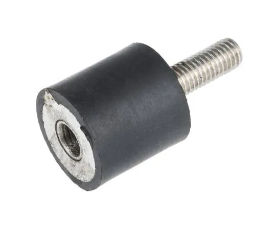 63-7392-40　RS PRO 25mm Shock Mount M8 25mm Diameter 40.26kg Compression Load, Male to Female Natural Rubber　171-2598