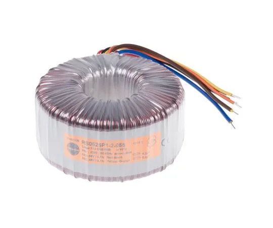 63-7432-75　2 Output Toroidal Transformer, 625VA, 2 x 55V ac　0625P1-2-055