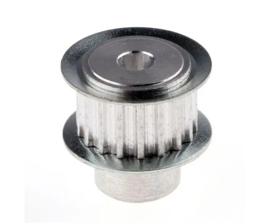 63-7467-81　Aluminium Timing Belt Pulley, 6mm Belt Width x 2.5mm Pitch, 18 Tooth, Maximum Bore Dia. 7mm　286-4525
