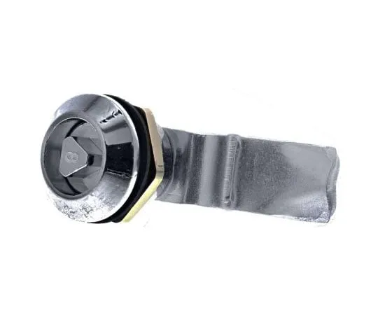 63-7489-81　Euro-Locks a Lowe & Fletcher group ******* Panel to Tongue Depth 25.6mm Zamak Chrome Plated Spanner Lock, Key to unlock　F185-02-2