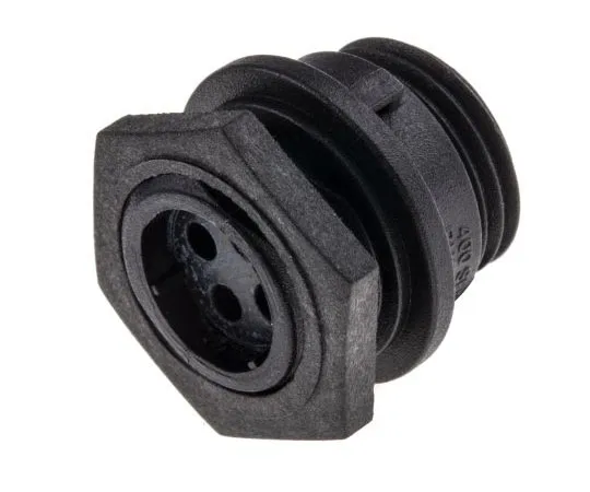 63-7538-25　Bulgin Buccaneer 400 Series Panel Mount Connector, 4 contacts Plug　PX0412/04P