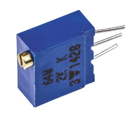 63-7379-23　2kΩ Through Hole Trimmer Potentiometer 0.5W Top Adjust Vishay 64W Series　M64W202KB40