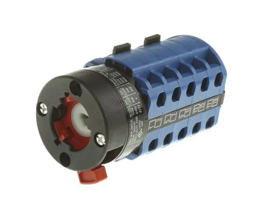 63-7431-76　Kraus & Naimer, DP 5 Position 60° Rotary Switch, 690 V, 20 A, Rotary Knob Actuator　CA10A252/GBA001*FT
