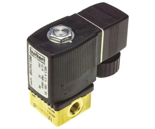 63-7482-89　Burkert Solenoid Valve 134240, 2 port , NC, 24 V dc, 1/8in　134240