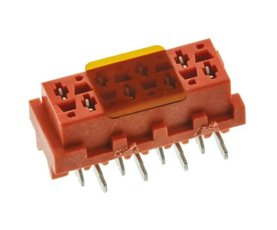 63-7509-76　TE Connectivity Micro-MaTch Series 2.54mm Pitch 8 Way 2 Row Straight PCB Socket, Surface Mount, Solder Termination　7-188275-8