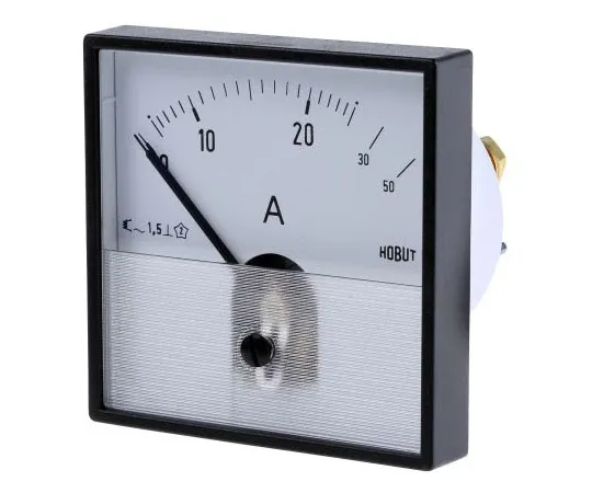 63-7468-30　HOBUT Analogue Panel Ammeter 0/25/50A Direct Connected AC, 72mm x 72mm Moving Iron　PD72MIS25A2/1-001