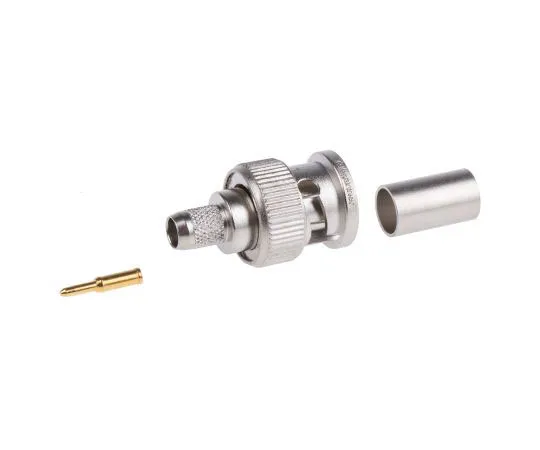 63-7371-07　Telegartner Straight 75Ω Cable Mount BNC Connector, Plug, Crimp Termination, RG59 B/U　J01002F1288