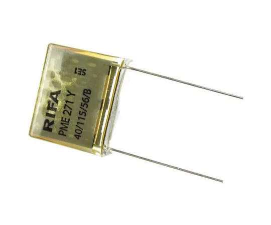 63-7485-17　KEMET Paper Capacitor 100nF 250V ac ±20% Tolerance PME271Y Through Hole +115°C　PME271YD6100MR30