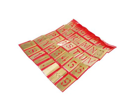 63-7486-81　AT Brown Brass Stencil, 2in　150761
