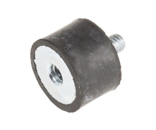 63-7392-37　RS PRO 10mm Shock Mount M4 15mm Diameter 14.4kg Compression Load, Male to Female Natural Rubber　171-2592