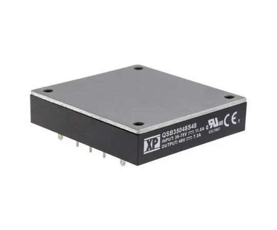63-7393-45　XP Power QSB400 400W Isolated DC-DC Converter PCB Mount, Voltage in 9 → 36 V dc, Voltage out 48V dc　QSB40024S48