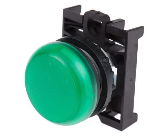 63-7526-82　Eaton M22 Series, Green Pilot Light Head, 22.5mm Cutout　78635860 & M22-L-G+M22-A
