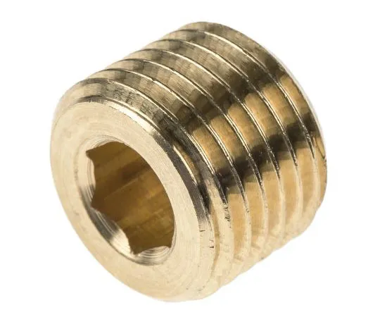 63-7437-89　Legris Brass 1/4 in BSPT Male Plug Threaded Fitting　0205 13 00