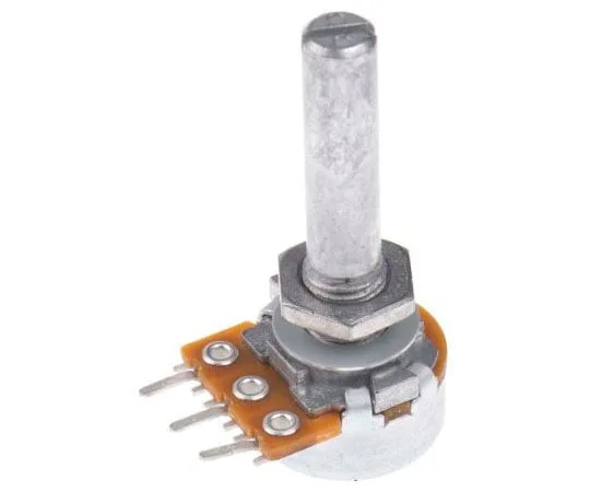 63-7448-63　Alps Rotary Carbon Film Potentiometer with a 6 mm Dia. Shaft, 50kΩ, ±20%, 0.05W, Logarithmic RK1631110TV8　RK1631110TV8
