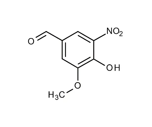 61-0345-52　［Discontinued］4-Hydroxy-3-Methoxy-5-Nitrobenzaldehyde for Synthesis 814335 5G　8.14335.0005