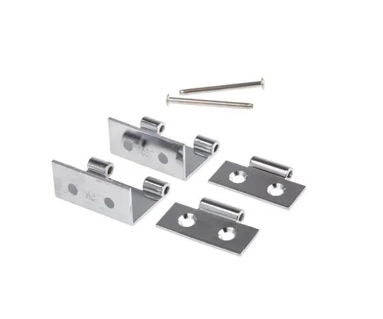 63-7472-98　Pinet Chrome Plated Steel Butt Hinge with a Removable Pin Screw, 38mm x 19mm x 1.5mm　60-1-3332