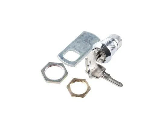 63-7489-94　Euro-Locks a Lowe & Fletcher group ******* Panel to Tongue Depth 19mm Zamak Chrome Plated Camlock, Key to unlock　F6E-03-2 (455E)