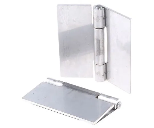 63-7529-35　Pinet Stainless Steel Hinge with a Riveted Pin, 80mm x 80mm x 2.5mm　52-2-3855