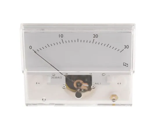 63-7417-93　Sifam Tinsley Analogue Panel Ammeter 100μA DC, 32.3mm x 73.7mm, ±1.5 % Moving Coil　IS 11002