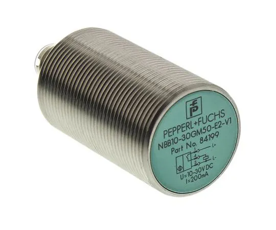 63-7448-37　Pepperl + Fuchs Inductive Sensor 10 mm Detection, M30 x 1.5, PNP-NO, 65mm Length, 10 → 30 V dc supply voltage　NBB10-30GM50-E2-V1