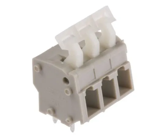 63-7364-84　TE Connectivity, 3 Way PCB Terminal Strip　2834082-2