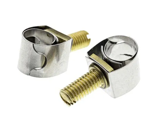 63-7469-15　Unex Brass (Bolt), Stainless Steel Slotted Screw Unex, 11mm Band Width, 7.4mm - 10mm Inside Diameter　9937