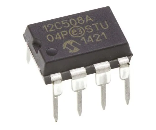 63-7492-32　Microchip PIC12C508A-04/P, 8bit PIC Microcontroller, 4MHz, 512 EPROM, 8-Pin PDIP　PIC12C508A-04/P