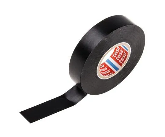 63-7514-52　Tesa Black Electrical Tape, 19mm x 33m　TESA4163BLACK