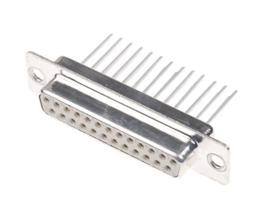 63-7382-43　Harting 2.76mm Pitch 25 Way Straight Panel Mount Female Wire Wrap D-sub Connector　9670254707