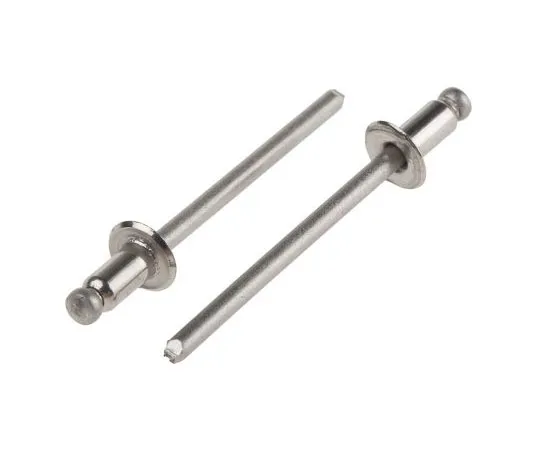 63-7502-39　6.4mm Plain Stainless Steel Blind Rivet, 3.2mm diameter, 1.6 → 3.2 mm Thickness　SSD42SSBS