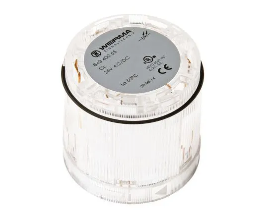 63-7509-67　KombiSIGN 70 843 Beacon Unit, Clear LED, Steady Light Effect, 24 V dc　84340055