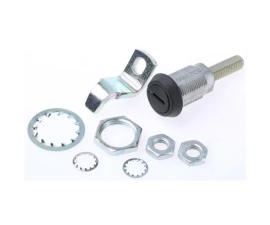 63-7497-31　Steel Cylindrical Push to Close Pressure Catch, 47.5 x 29 x 64mm　E3-19-15
