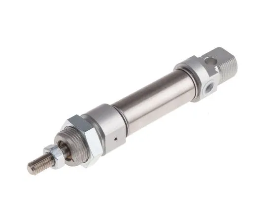 63-7481-25　RS PRO Pneumatic Roundline Cylinder 20mm Bore, 25mm Stroke, ISO 6432 Series, Single Acting　304-3319