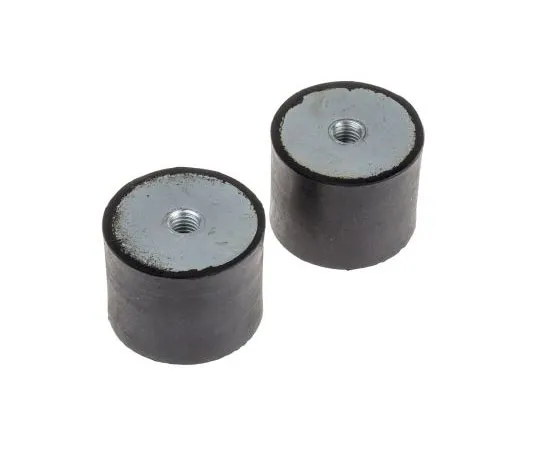 63-7392-68　RS PRO 40mm Shock Mount M10 50mm Diameter 176.3kg Compression Load, Female to Female Natural Rubber　171-2633