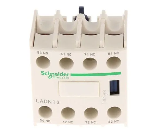 63-7522-37　Schneider Electric LADN, NO/3NC (4), Auxiliary Contact Block, Front Mount　LADN13