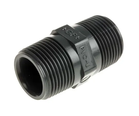 63-7540-26　Georg Fischer 721911907 Nipple PVC Pipe Fitting, 19mm dia.　721911907
