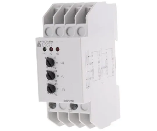 63-7471-58　Dold Voltage Monitoring Relay With DPDT Contacts, 230/400 V ac, 3 Phase　IL9077.12 3/NAC 400/230V 0.1-20S