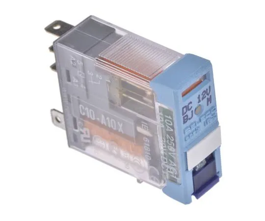 63-7498-21　RelecoC10 SPDT Non-Latching Relay PCB Mount, 12V dc Coil, 10A　C10-A10X / DC 12 V