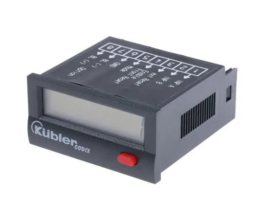 63-7542-41　Kubler 8 Digit, LCD, Digital Counter, 6kHz, 4 → 30 V dc　6.133.012.851