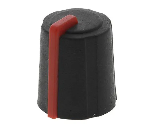 63-7478-74　Sifam Potentiometer Knob, Push-On Type, 11mm Knob Diameter, Black, Splined Shaft Type, 6mm Shaft　3/03/TP110-006/237/230
