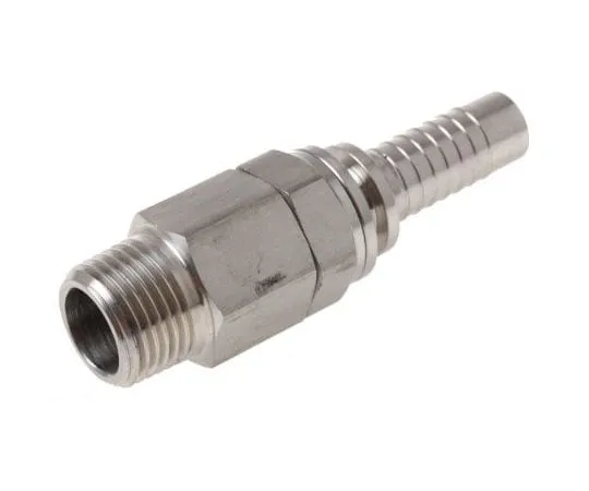 63-7506-94　RS PRO Stainless Steel Hose Connector, 1/2 in BSP Male, 20 bar　362-7103